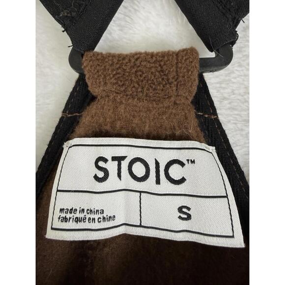 Stoic Fleece Overalls Small Womens Chelsea Brown Bib Woodsy Outdoorcore - Picture 3 of 7